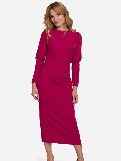 Сукня жіноча Makover K079 XXL Фіолетова (5903068495465) - зображення 1