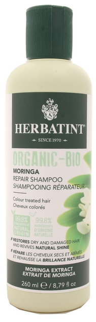 Szampon Herbatint Moringa naprawczy bioorganic 260 ml (5901703824403) - obraz 1