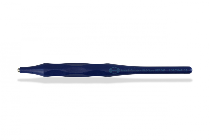 Ручка для зеркала HAHNENKRATT из ERGOform 134°C из стеклопластика, синий океан. - изображение 1