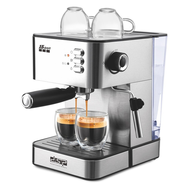Кофеварка эспрессо рожковая DSP Espresso Coffee Maker KA3091 кофемашина ...