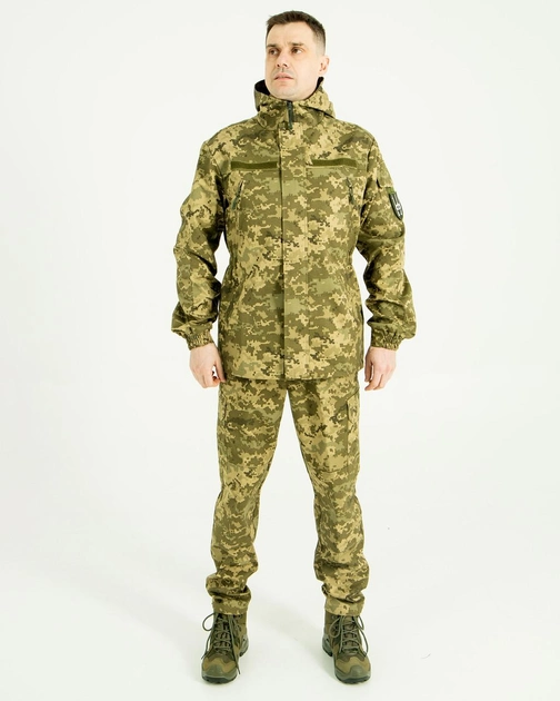 Костюм Горка НП камуфляжный Пиксель, куртка с капюшоном, ткань грета, 56 - изображение 1