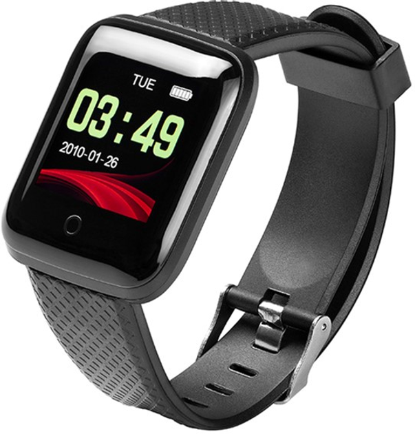 Smartwatch Tracer TW6 ECHO X Black (TRAFON47029) - obraz 1