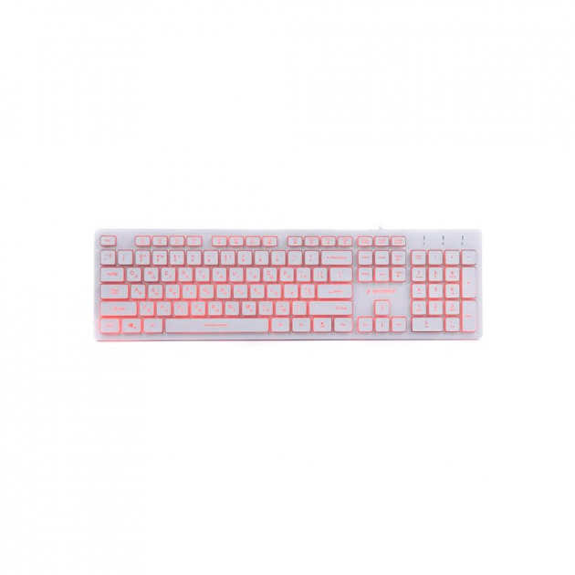 Клавиатура Gembird KB-UML3-01-W-UA USB White (KB-UML3-01-W-UA) (158877) - изображение 2