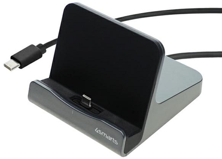 Stacja dokująca 4smarts VoltDock USB-C 60 W Gunmetal (4250774954955) - obraz 1