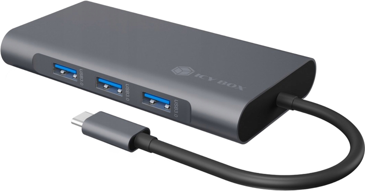 Stacja dokująca Icy Box USB Type-C z dwoma interfejsami wideo (IB-DK4040-CPD) - obraz 5