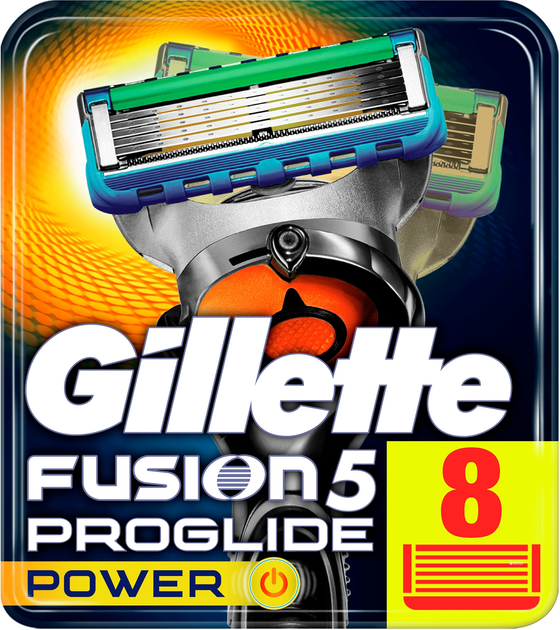 Змінні картриджі для гоління Gillette Fusion 5 ProGlide Power 8 шт (7702018085606) - зображення 1