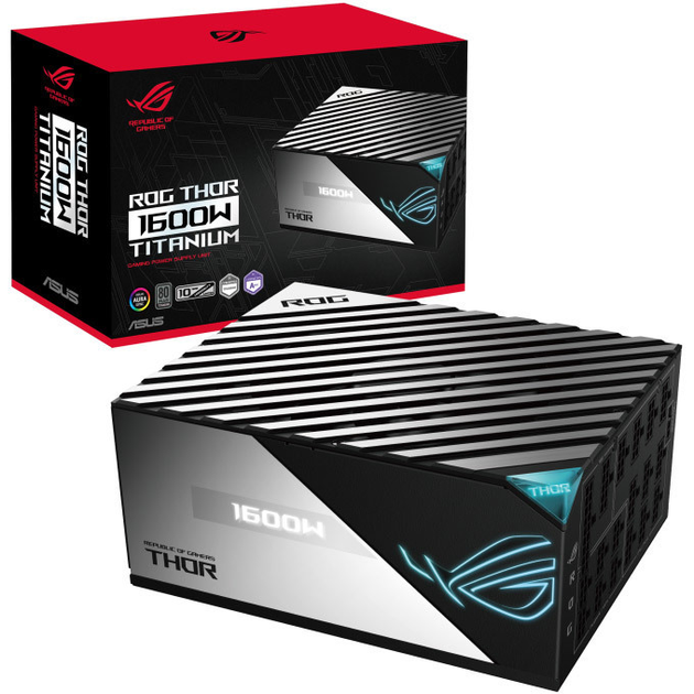 Блок живлення ASUS ROG THOR 1600W 80+ Titanium (ROG-THOR-1600T-GAMING) - изображение 1