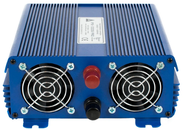 Автомобільний інвертор AZO Digital IPS-1000S PRO 1000W чиста синусоїда 12-230V DC-AC (5903332566570) - зображення 2