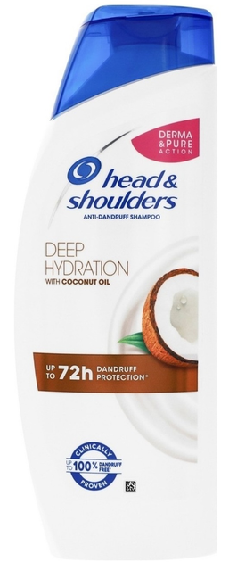 Шампунь від лупи Head & Shoulders Deep Hydration Coconut Anti-dandruff 540 мл (8001841406725) - зображення 1