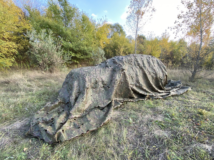 Сетка бесшумная маскировочная камуфляжная ТМ GERC 7х12 м (SMО-1_23 7/12) - изображение 1