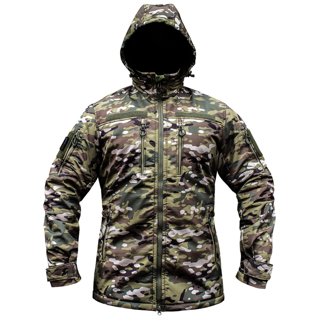 Куртка SoftShell + Толстовка флисовая Armoline DIVISION Multicam. S - изображение 1