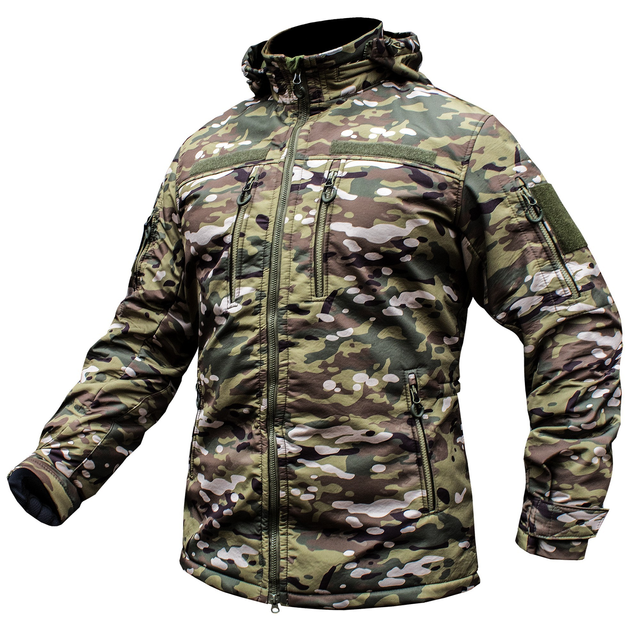 Куртка SoftShell + Толстовка флісова Armoline DIVISION Multicam. M - зображення 2