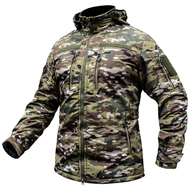 Куртка SoftShell + Толстовка флисовая Armoline DIVISION Multicam. M - изображение 2