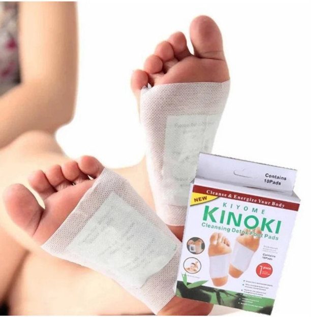 Пластырь детоксикационный для ног Kinoki Cleansing Detox Foot Pads в наборе 10 шт (KG-3331) - изображение 2