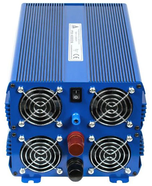 Автомобільний інвертор AZO Digital IPS-4000S 4000W чиста синусоїда 12-230V DC-AC (5905279203181) - зображення 3