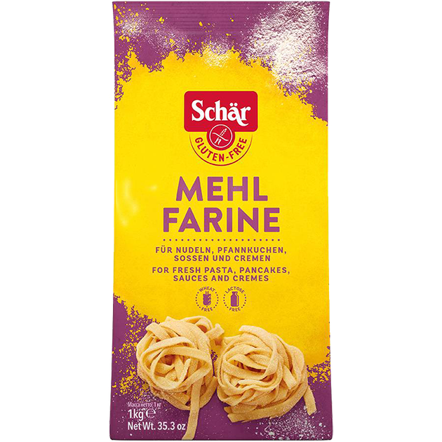 Смесь мучная без глютена специальная "Mehl Farine" Dr.Schar 1000 г - Фото 2 Смесь мучная без глютена специальная "Mehl Farine" Dr.Schar 1000 г - изображение 2