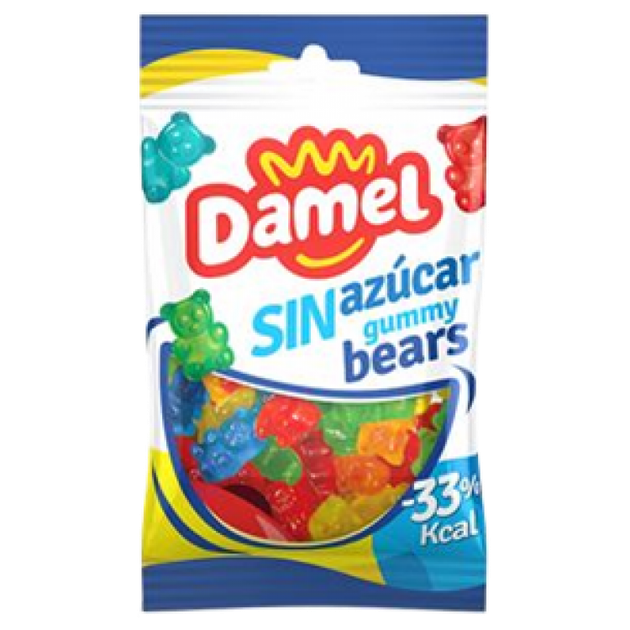 Желейные конфеты без глютена и без сахара Мишки Damel 90 г - изображение 2