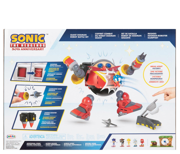 Фігурки Jakks Pacific Робот Eggman Combat Sonic 1 шт (192995409262) - зображення 4