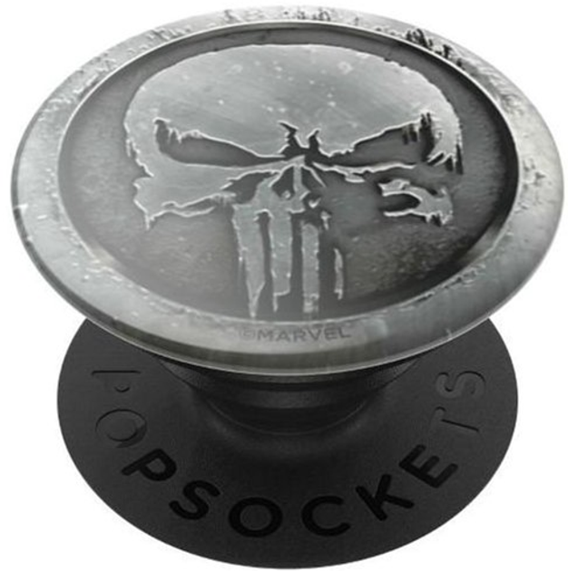 Тримач для телефону PopSockets Punisher Monochrome (842978149622) - зображення 1