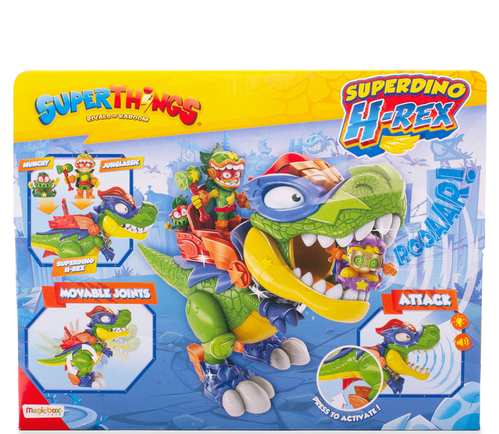 Фігурки Magic Box Dino Hero H-Rex Super Things з фігуркою Kid Hero 1 шт (8431618020272) - зображення 2