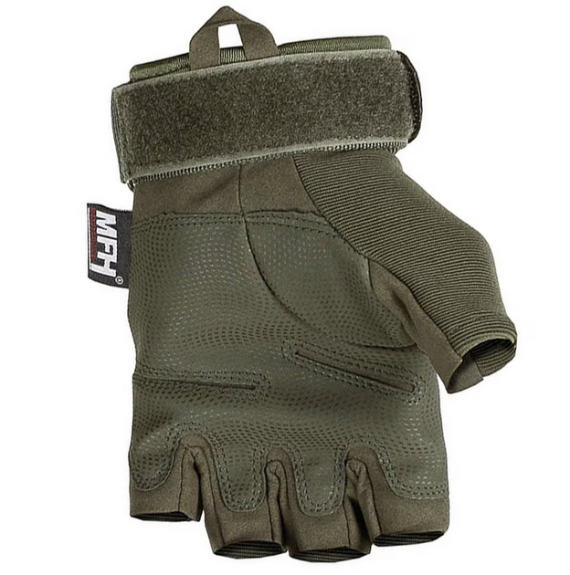 Тактичні безпалі рукавички MFH Olive M - зображення 2