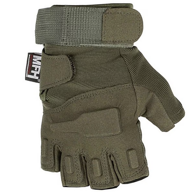 Тактичні безпалі рукавички MFH Defence Olive XXL - изображение 1