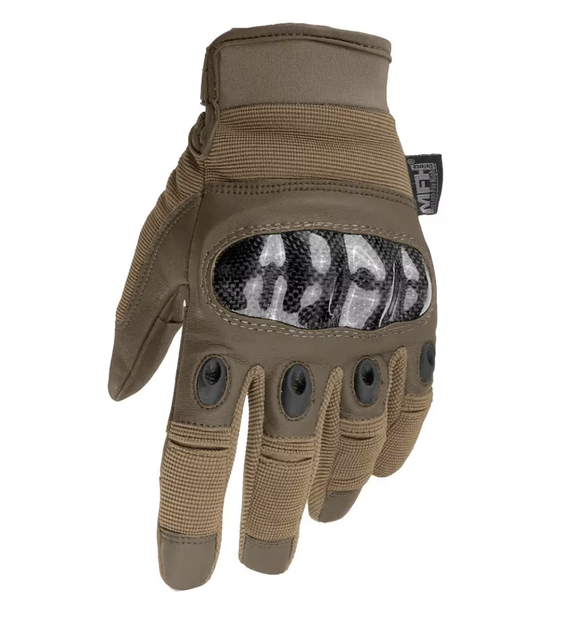 Тактичні рукавиці MFH Tactical Gloves Mission - Coyote M - изображение 2