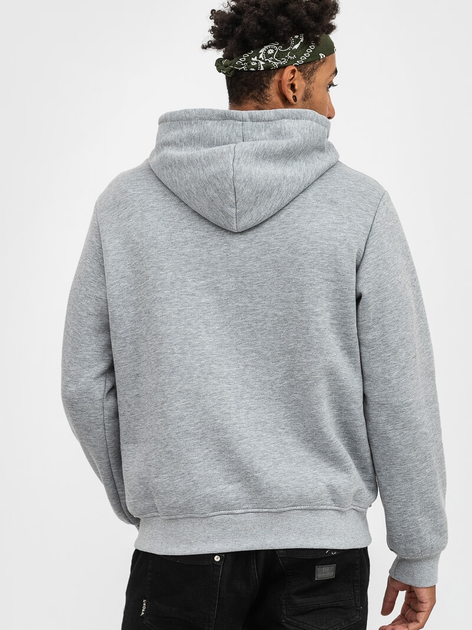 Худи утепленное мужское Ray Basic U0401M M Grey Heather (RAY2000000001159) 