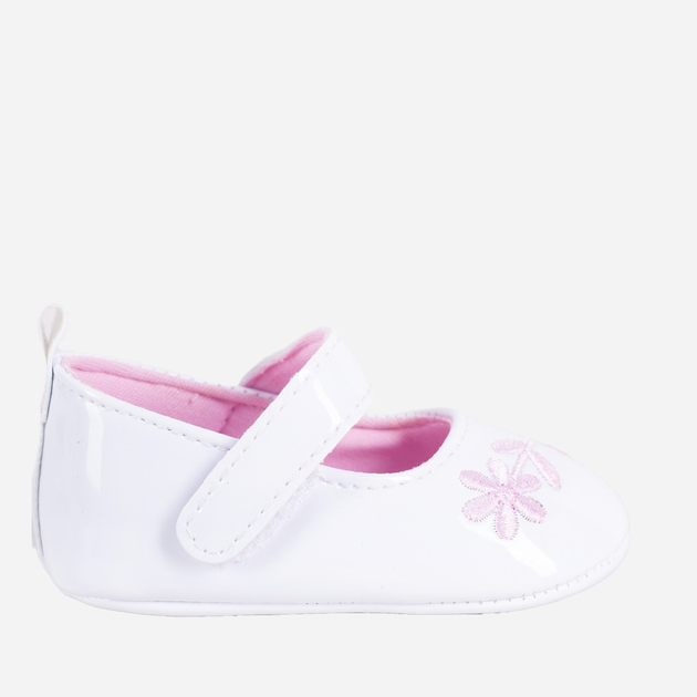 Пінетки YOCLUB Baby Girl's Shoes OBO-0203G-0100 16 Білі (5904921608329) - зображення 1