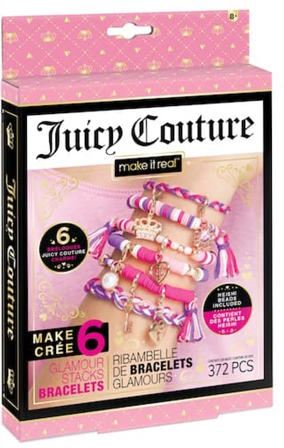 Zestaw do tworzenia bransoletek Make It Real Juicy Couture Glamour Stacks (695929044381) - obraz 1