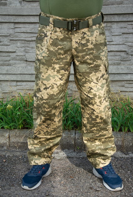 Тактические штаны Кіраса летние рип-стоп пиксель 56 размер 840-5 - изображение 1