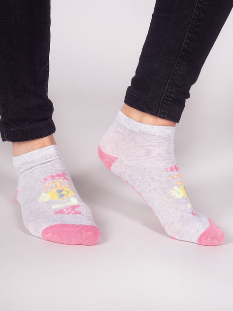 Zestaw skarpetek dla dzieci YOCLUB 6Pack Girl's Ankle Socks SKS-0089G-AA0A-002 27-30 6 par Multicolour (5904921626699) - obraz 2