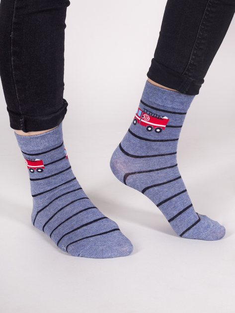 Набір шкарпеток дитячий YOCLUB 6Pack Children's Socks SKA-0006C-AA00-007 31-34 6 пар Multicolour (5904921626460) - зображення 4