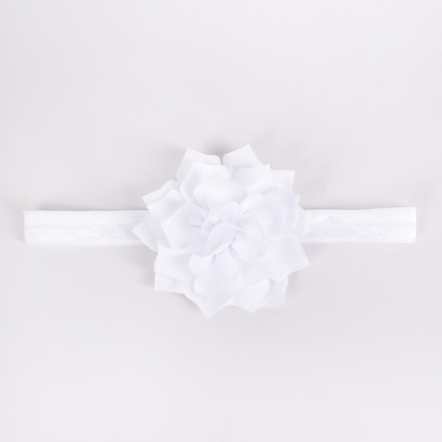Opaska dziecięca YOCLUB Girls' Headband COP-0012G-0100 42-48 cm White (5904921610094) - obraz 1