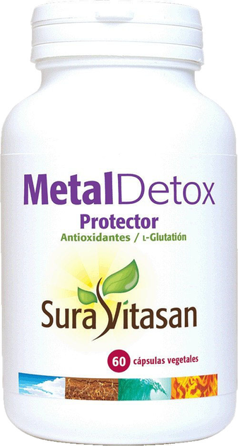 Комплекс мінералів Sura Vitasan Metal Detox Protector 60 капсул (628747120890) - зображення 1