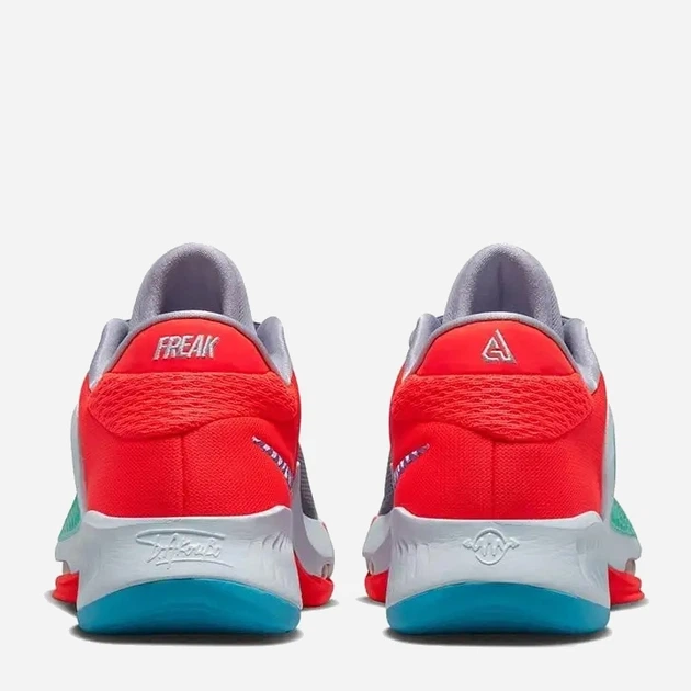 Buty sportowe męskie z siatki na platformie do kostki oddychające Nike Zoom Freak 4 DJ6149-500 40 (7US) 25 cm Szare (196604215954) - obraz 4