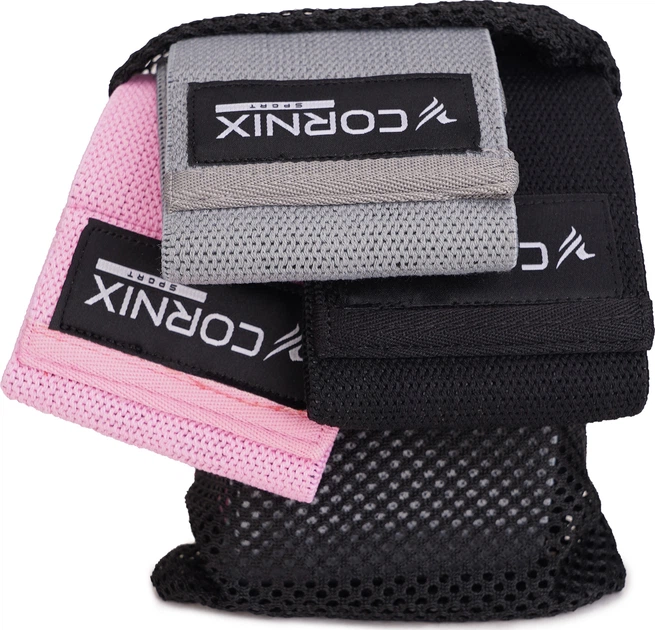 Набор Резинки для фитнеса Cornix Hip Band набор 3 шт + Коврик спортивный Cornix NBR 183 x 61 x 1 см (XR-0050-XR-0010) - изображение 6