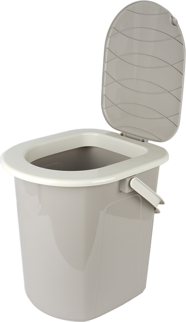 Ведро-туалет пластик, 16 л, в ассортименте, Полимербыт, С205