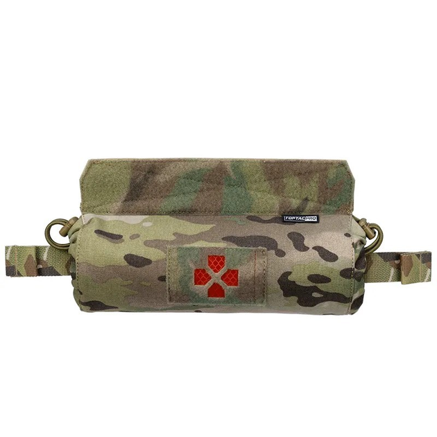Тактический медицинский подсумок IFAK First Aid Kit Pouch Roll In 1 Trauma Pouch 500D Cordura Nylon 8507 - изображение 1