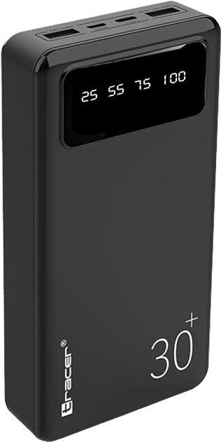 Powerbank Tracer 30000 mAh 2.1 A Black (TRABAT47064) - obraz 1