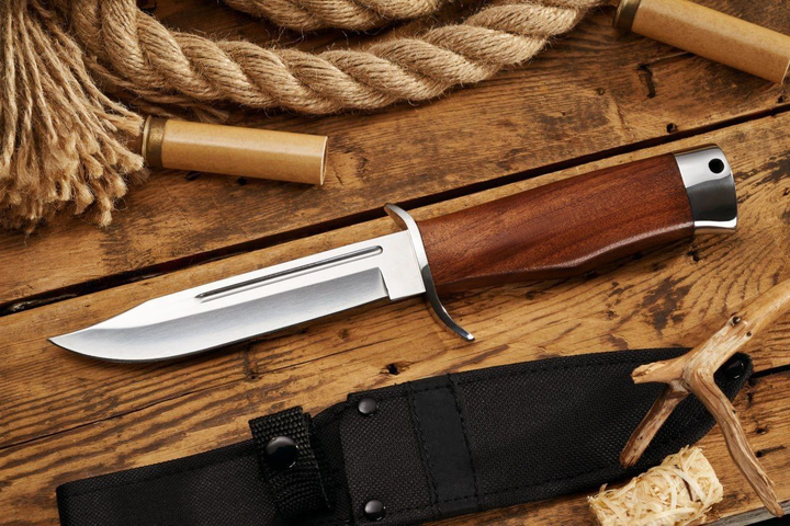 Нож Финка Охотничий с удлиненным лезвием и гардой GW 1882 - изображение 2
