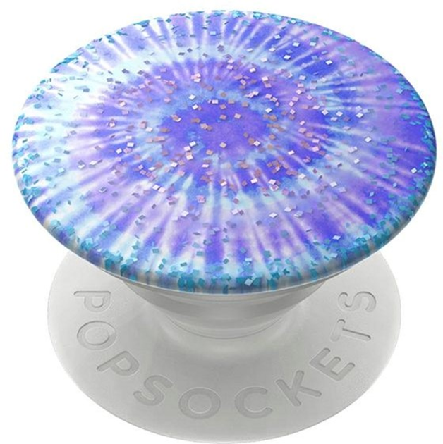 Тримач і підставка для телефона PopSockets Glitter Twisted Tie Dye (842978158006) - зображення 1