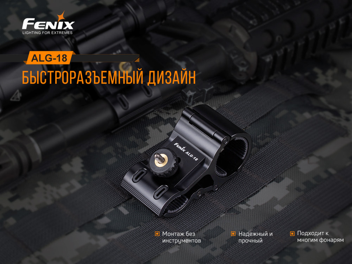 Кріплення на зброю для ліхтарів Fenix ALG-18 - зображення 2