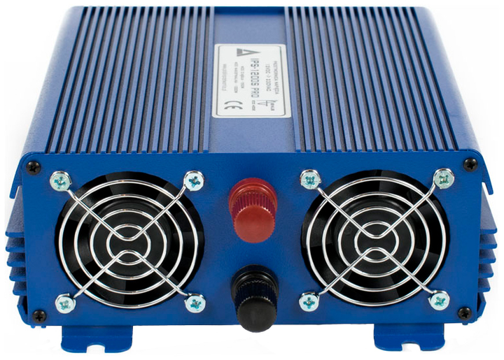 Автомобільний інвертор AZO Digital IPS-1200S PRO 1200W чиста синусоїда 24-230V DC-AC (5903332566488) - зображення 2