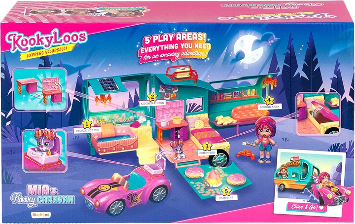 Zestaw do zabawy Kookyloos Mia's Kooky Caravan (8431618018507) - obraz 7