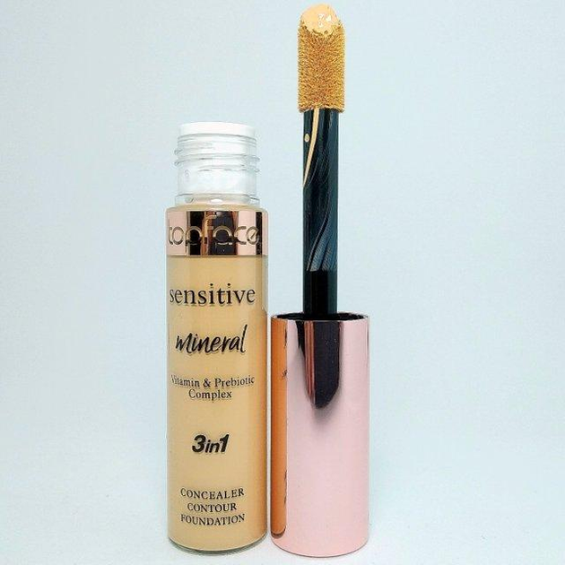 Консилер для макияжа лица Sensitive Mineral 3in1, № 04 topface ...