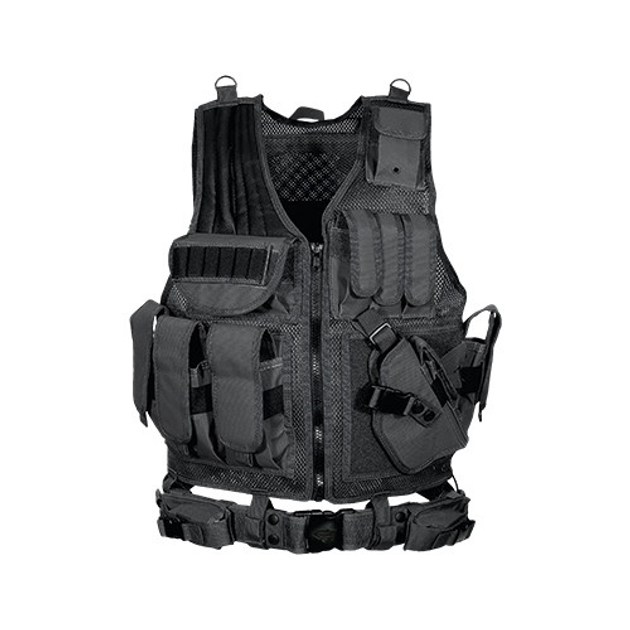 Розгрузка – жилет тактичний UTG (Leapers) Law Enforcement, колір Чорний, UTG 597 (PVC-V547BT) - зображення 1