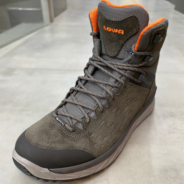 Ботинки трекинговые Lowa Malta GTX Mid 44 р, цвет Серый (anthracite), высокие кроссовки трекинговые - изображение 1