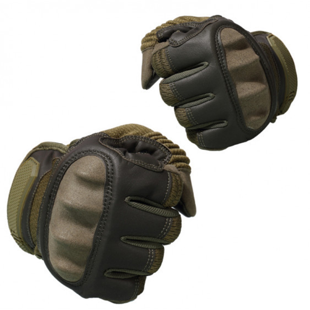 Тактические штурмовые сенсорные перчатки Hard Knuckle L (34021) Kali - изображение 2