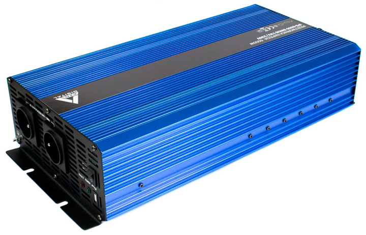 Автомобільний інвертор AZO Digital IPS-8000S SINUS 8000W чиста синусоїда 12-230V DC-AC (5903699340219) - зображення 2
